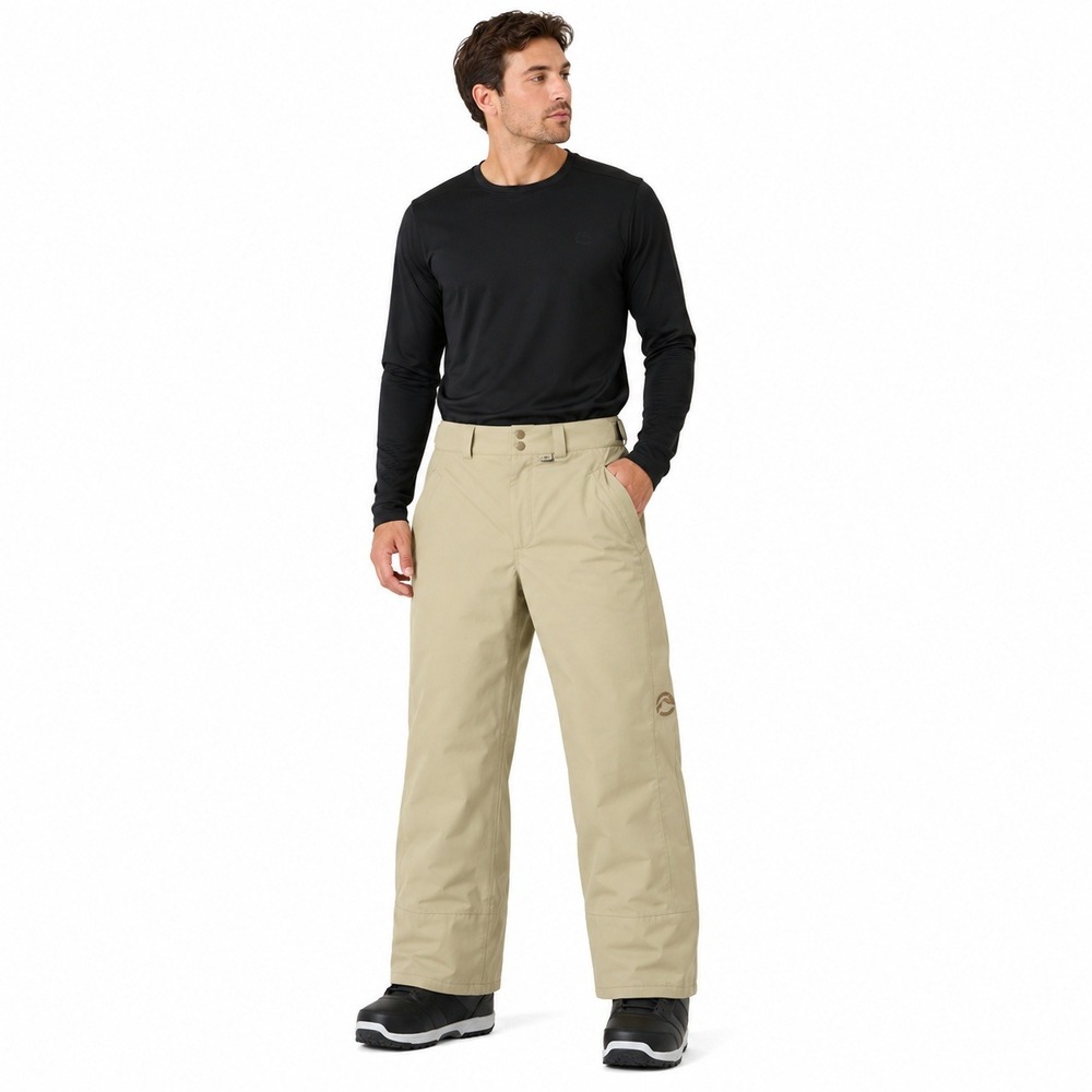 Burton Snowboard Pants Mens Medium Tan Beige Winter Sports Outdoor Cargo